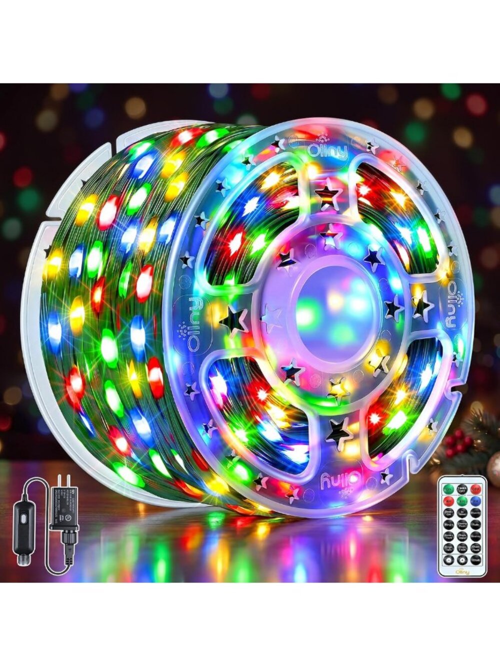 1200 LED Multicolor Outdoor Christmas Fairy Lights - 393FT String Lights Decor